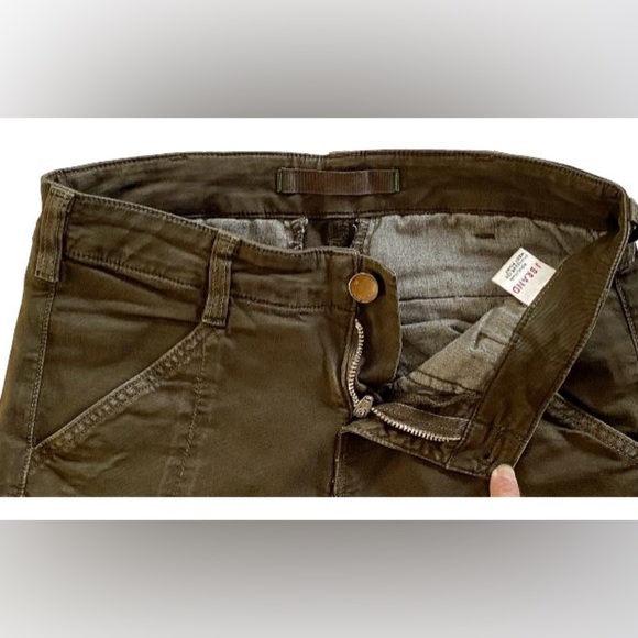 JBRAND Houlihan Army Green Skinny Cargo Jeans Size 25 - Picture 10 of 15